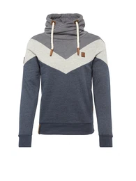 Naketano Hoody Kifferboarder V blaumeliert / graumeliert