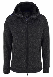 Superdry Kapuzenstrickjacke STORM DOUBLE ZIPHOOD anthrazit