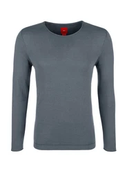 S.Oliver RED LABEL Feiner Strickpullover mit Seide grau
