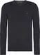 TOMMY HILFIGER Pullover nachtblau / weiß / rot