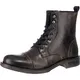 Pier One Schnürboots schwarz