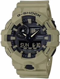 CASIO G-Shock Chronograph GA-700UC-5AER khaki / schwarz
