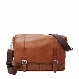FOSSIL Messenger Bag GRAHAM MESSENGER cognac