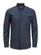 JACK & JONES Klassisches Langarmhemd marine
