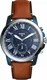 Fossil Q Q GRANT, FTW1147 Smartwatch (Android Wear) blau / braun