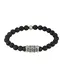 ROYAL-EGO Kugelarmband Bead Lava schwarz