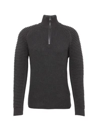 G-STAR RAW Pullover Suzaki 1/2 zip knit l/s dunkelgrau
