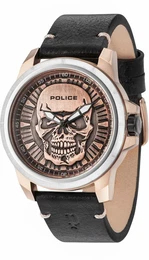 Quarzuhr ''''REAPER, PL14385JSTR.62'''' rosegold / schwarz / silber