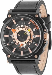 Quarzuhr ''''COMPASS, PL15048JSB.02'''' gold / schwarz