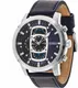 POLICE Multifunktionsuhr ''''POWER PLAY, PL14831JS.03'''' marine / silber
