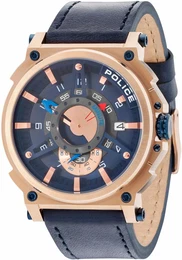 Quarzuhr ''''COMPASS, PL15048JSR.03'''' marine / rosegold