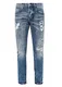 S.Oliver RED LABEL Tubx Straight: Jeans mit Destroyes blue denim