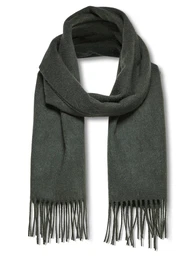 SELECTED HOMME Wollschal tanne