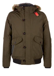 S.Oliver RED LABEL Winterjacke mit Kunstpelz braun