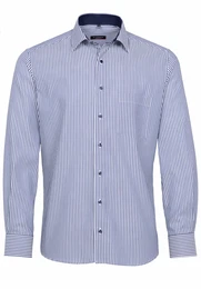 Hemd navy / weiß