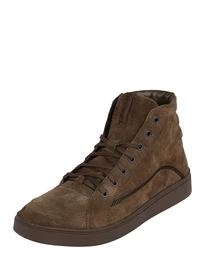 DIESEL Sneaker High in Veloursleder braun