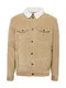 Urban Classics Jacke ''''Sherpa'''' sand / offwhite