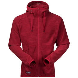 Bergans Fleece Jacke Hareid rot