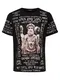 Only & Sons T-Shirt Print cappuccino / schwarz