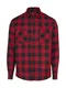 Urban Classics Hemd burgunder / schwarz
