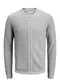 JACK & JONES Strick-Cardigan Lässiger grau