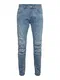 Cayler & Sons Jeans ALLDD Paneled Inverted Biker Denim Pants blue denim