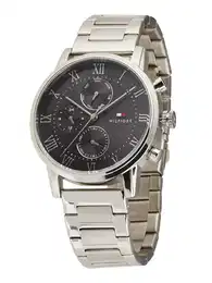 Uhr ''''DRESSED UP QUARZ MULTIFUNKTION'''' anthrazit / silber