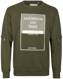 SOULSTAR Pullover grün