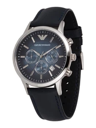 Chronograph silber / navy