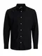 JACK & JONES Klassisches Langarmhemd schwarz