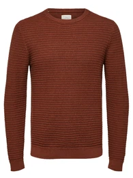 SELECTED HOMME Basic Pullover braun
