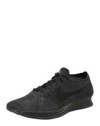 NIKE Laufschuhe Flyknit Racer schwarz