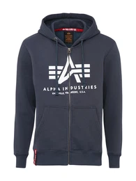 Sweatjacke navy / weiß