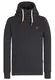 naketano Hoody ''''Lennox'''' schwarzmeliert