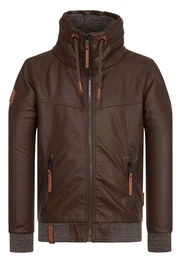 Jacke ''''Formularen füllen'''' schoko / graumeliert