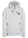 naketano Sweatjacke Schwarzkopf grau