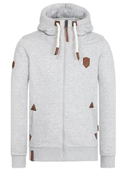 naketano Sweatjacke Schwarzkopf grau