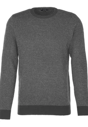 SEIDENSTICKER Pullover Schwarze Rose grau