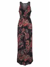 Plážové šaty mix barev / černá