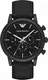 Emporio Armani Armbanduhr mit Chronograph schwarz
