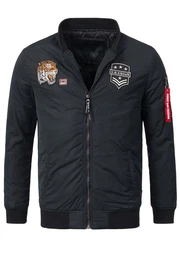 INDICODE JEANS Bomberjacke Sion schwarz