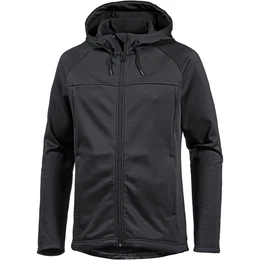 Scheck Fleecejacke schwarz