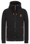 naketano Sweatjacke Schwarzkopf Schwarz
