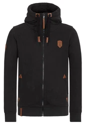 naketano Sweatjacke Schwarzkopf Schwarz