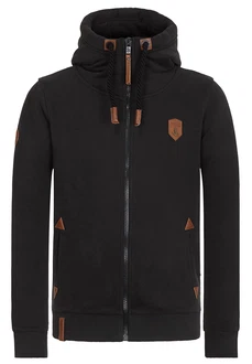naketano Sweatjacke Schwarzkopf Schwarz