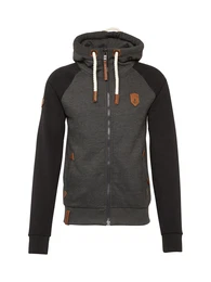 Naketano Jacke Fucking for Freedom anthrazit / schwarz