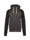 Naketano Jacke Fucking for Freedom anthrazit / schwarz