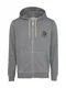 DIESEL Sweatjacke ''''Brandon-Z'''' graumeliert / schwarz