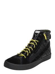 DIESEL D-VELOWS D-STRING PLUS Sneakers gelb / schwarz