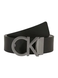 Calvin Klein Ledergürtel CK GIFTSET anthrazit / schwarz